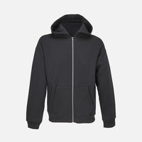 Толстовка унисекс на молнии Jelo, черная