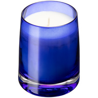 Ароматическая свеча Fragnola, пряная древесина и кардамон, темно-синяя