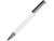 Ручка металлическая шариковая Insomnia софт-тач с зеркальным слоем, белая с серым - миниатюра