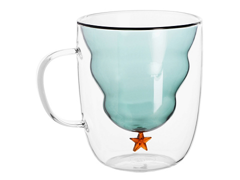 Кружка с двойными стенками с елочкой внутри Winter Wonderland - рис 5.