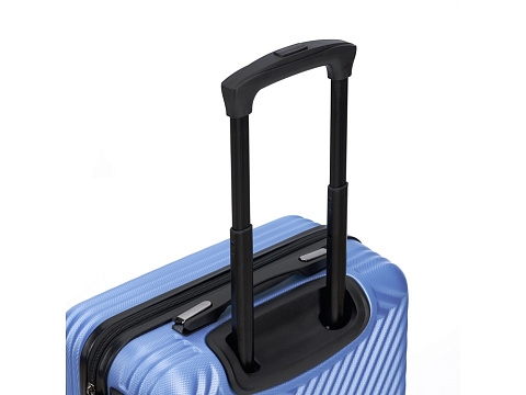 Чемодан TORBER ЛАМА, синий, ABS-пластик, 38 х 21 х 55 см, 37 л - рис 5.