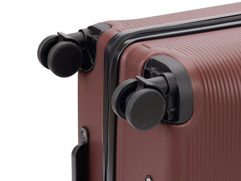 Чемодан TORBER ОНЕГА, бордовый, ABS-пластик, 69,5 х 46 х 26 см, 69 л - рис 11.
