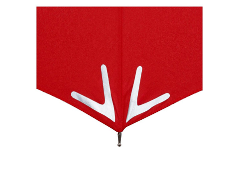 Зонт-трость 7571 Safebrella с фонариком и светоотражающими элементами, полуавтомат, серый - рис 5.