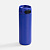 Термостакан X1 с цветной кнопкой, синий с черным - миниатюра