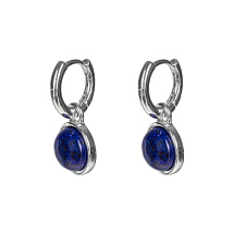Серьги NATURAL LAPIS Fiore Luna *LE1111 BL/S