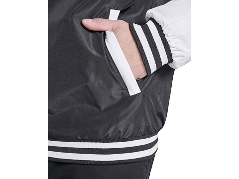 Бомбер утепленный California унисекс, черный/белый - рис 7.