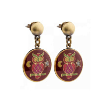 Серьги Совы Clara Bijoux A35537-17 R
