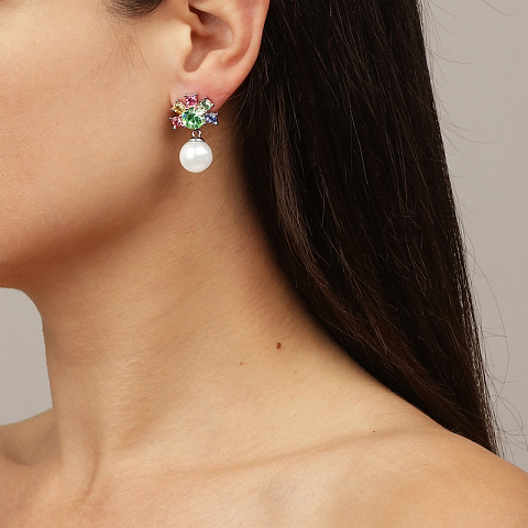 Серьги VERONICA SS PASTEL MULTI Dyrberg Kern 440003 - рис 3.
