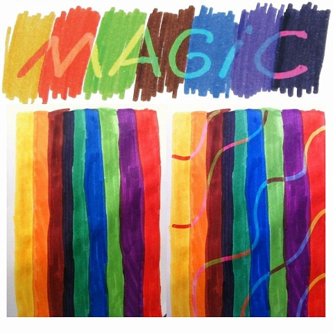 Меняющие цвет фломастеры  MAGIC PENS - рис 4.