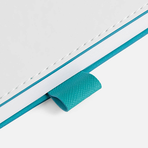 Ежедневник White Shall, недатированный, бело-бирюзовый - рис 6.