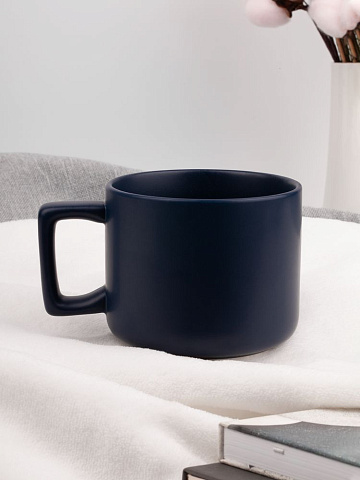 Чашка Jumbo в коробке матовая, темно-синяя - рис 7.