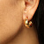 Серьги Hollow Drop Fiore Luna LE6082 G - миниатюра - рис 4.