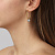 Серьги ELANA SG CRYSTAL Dyrberg Kern 480032 - миниатюра - рис 2.