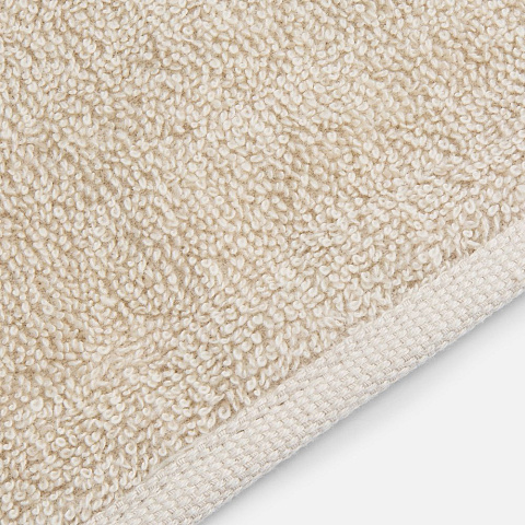 Полотенце махровое Hoya, среднее, бежевое - рис 4.