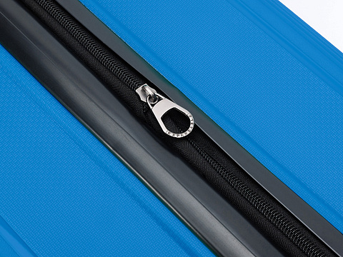 Чемодан TORBER В Отпуск, ярко-синий, полипропилен, 55 х 36 х 21,5 см, 37 л - рис 10.