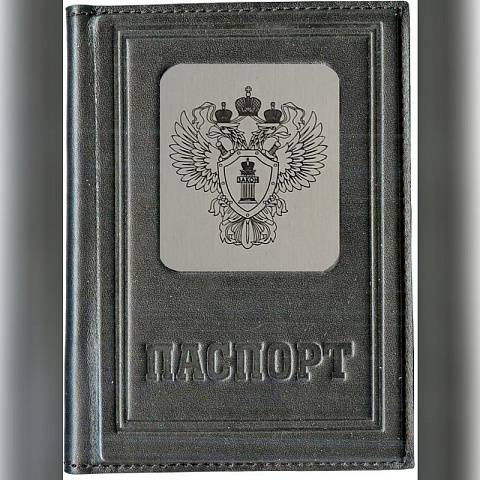 Обложка для паспорта «Правовая опора», черный