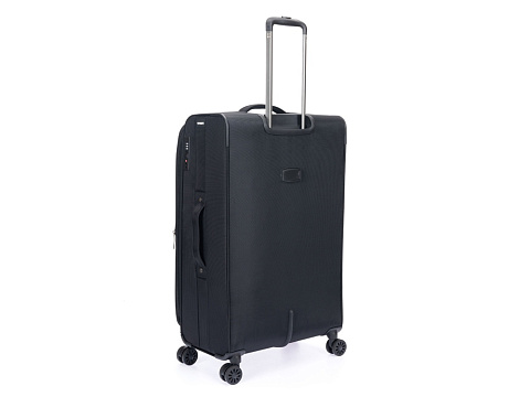 Чемодан TORBER СЕЙД, чёрный, нейлон 600D, 48 х 26.5 х 78 см, 85 л - рис 2.