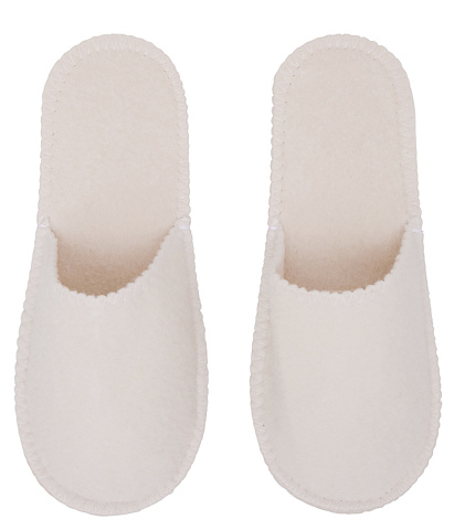 Тапочки для бани и сауны Healing, белый - рис 2.