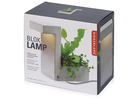 Настольная лампа из бетона "Blok Lamp" - рис 7.