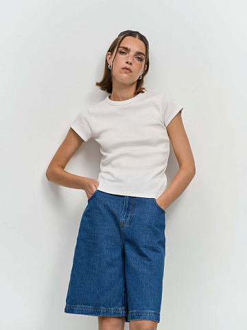 Футболка женская Sara, черная - рис 6.