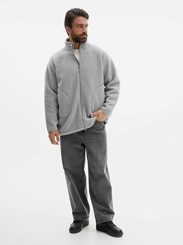 Куртка унисекс Oblako 2.0, светло-серая - рис 10.