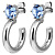 Серьги QUINTE SS LIGHT BLUE - миниатюра - рис 4.