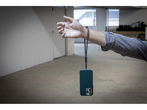 Ремешок-держатель для телефона на запястье Lany Wristband Eco, серый - рис 13.