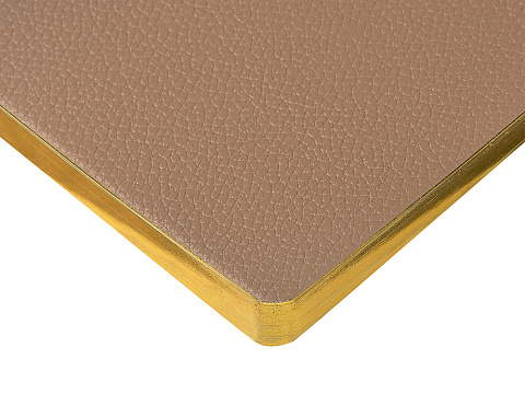 Еженедельник недатированный А6 Total beige с нашивкой, бежевый - рис 5.