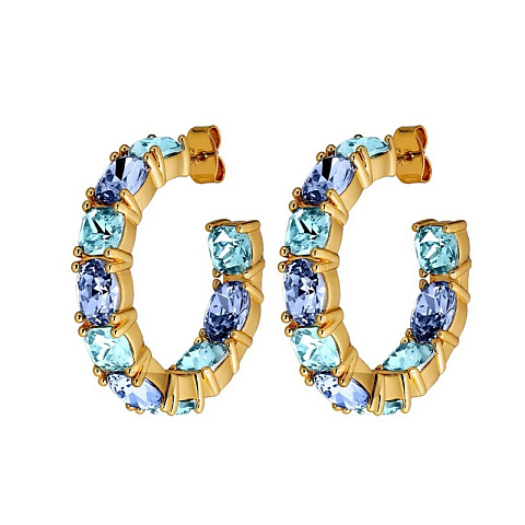 Серьги GRETIA SG AQUA BLUE - рис 3.