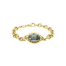 Браслет TIVOLA UNICA big (G/P) Black diamond Qudo 189540