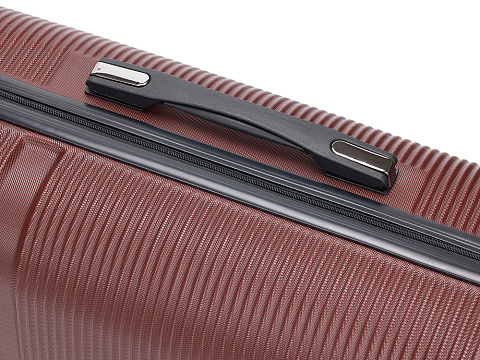 Чемодан TORBER ОНЕГА, бордовый, ABS-пластик, 59,5 х 39,5 х 24 см, 46 л - рис 9.