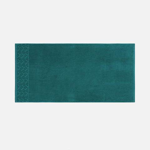 Полотенце махровое Hoya, среднее, темно-бирюзовое - рис 3.