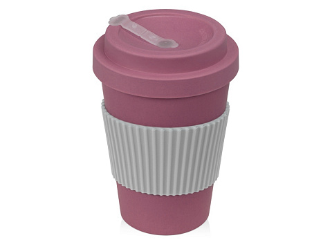 Термокружка Muffin из натуральных волокон, пыльно-розовый