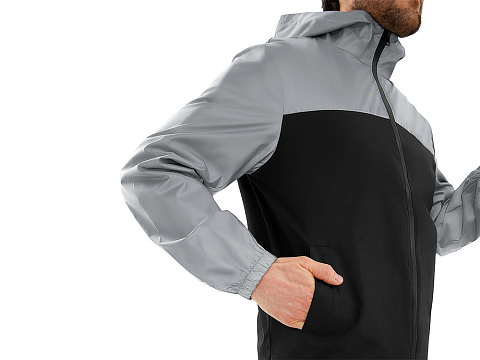 Ветровка светоотражающая Рефлектор гибрид, светоотражающий/черный - рис 8.