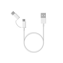 Кабель Mi 2-in-1 USB Cable Micro-USB to Type C 30см SJX02ZM (SJV4083TY)