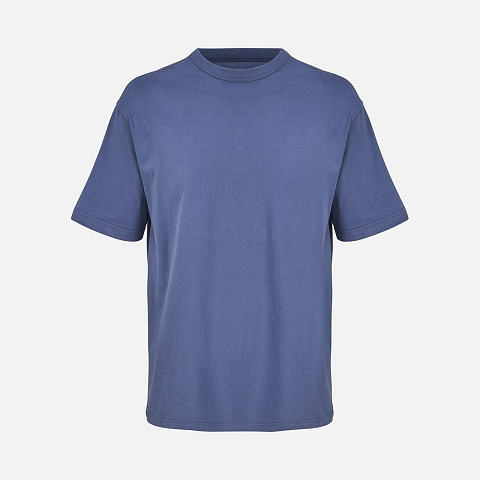 Футболка оверсайз мужская Boxy Men, синяя (джинс) - рис 2.