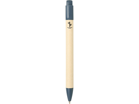 Шариковая ручка Liliana с кнопочным механизмом ( синие чернила), синий - рис 4.