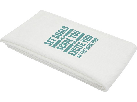 Althea спортивное полотенце 50х100 см - Белый - рис 4.