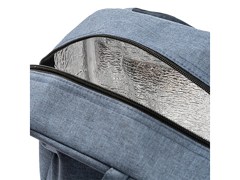 Сумка- холодильник из изотермического пластика Волт (WALT), деним - рис 3.