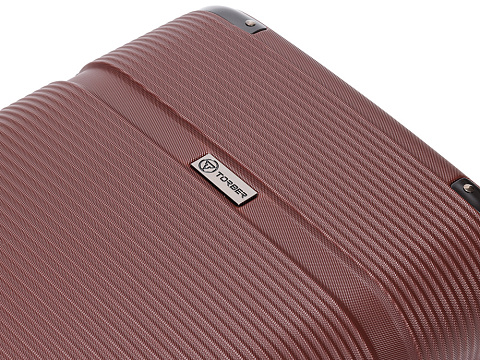 Чемодан TORBER ОНЕГА, бордовый, ABS-пластик, 59,5 х 39,5 х 24 см, 46 л - рис 10.