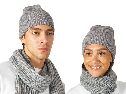 Подарочный набор  Nordend, серый меланж - рис 4.