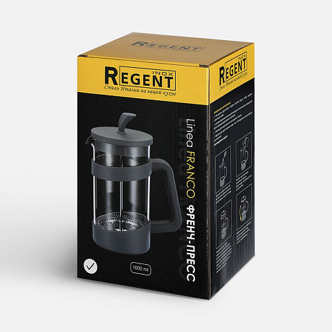 Френч-пресс Linea Franco, серый - рис 5.