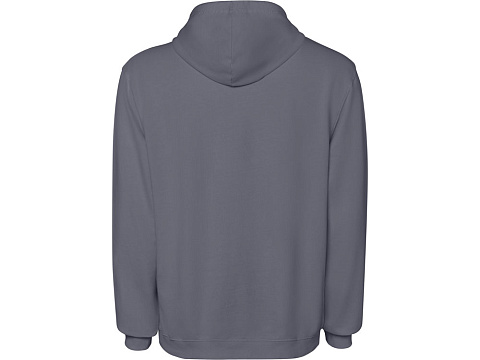 Толстовка с капюшоном KENIA унисекс, серо-голубой выстиранный - рис 2.