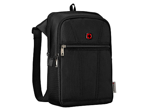 Сумка WENGER BC First для ношения через плечо,чёрный, 100% полиэстер, 21х28х9 см, 4 л - рис 3.