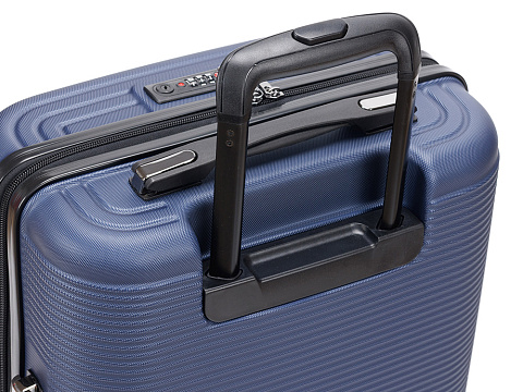Чемодан TORBER ОНЕГА, синий, ABS-пластик, 59,5 х 39,5 х 24 см, 46 л - рис 6.