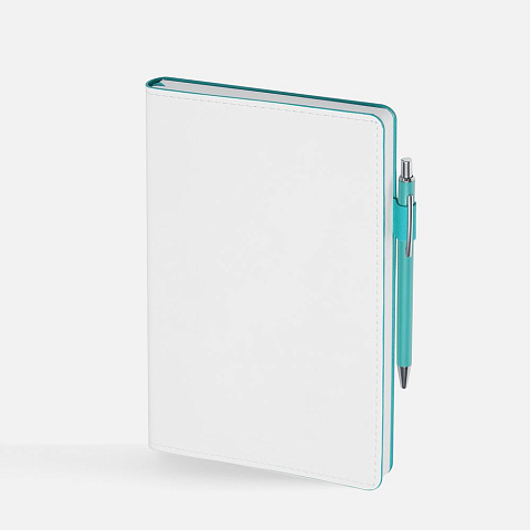 Набор White Shall, бело-бирюзовый - рис 4.