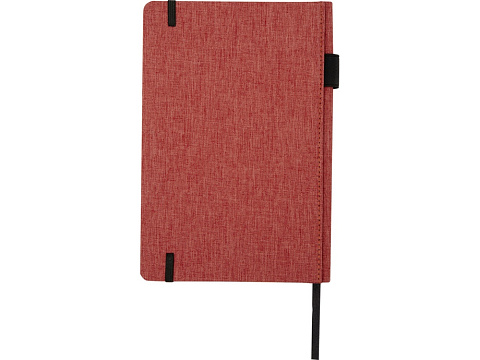 Блокнот Orin, формат А5, из переработанного ПЭТ, красный кирпичный - рис 3.