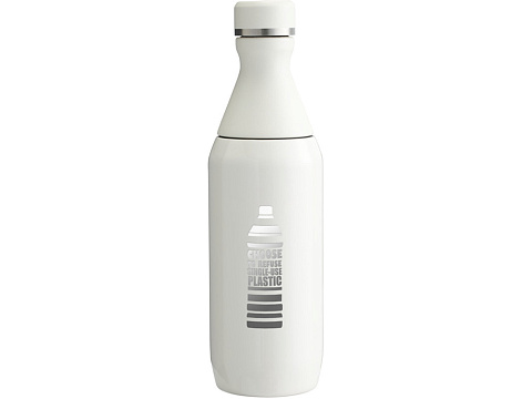 Бутылка для воды Stanley All Day Slim объемом 350 мл - Cream - рис 4.