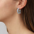 Серьги HARDY SS CRYSTAL Dyrberg Kern 480015 - миниатюра - рис 3.
