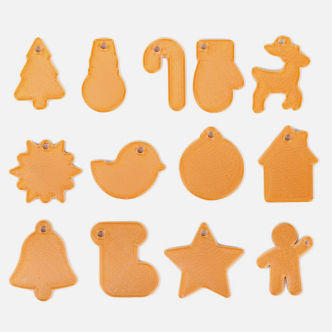 Мини-подвеска «Пряник», снеговик - рис 7.